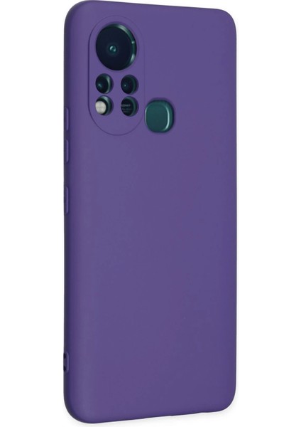 Infinix Hot 11S Kılıf Nano Içi Kadife Silikon - Mor Svlrs fiyatları