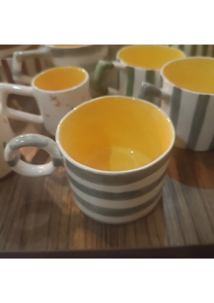 El Yapımı Renkli Seramik Fincan, Doğal, Yıkanabilir, Dayanıklı, Şık Tasarım modelleri