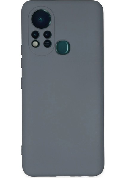 Infinix Hot 11S Kılıf Nano Içi Kadife Silikon - Gri Svlrs