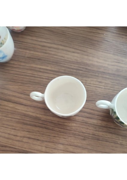 El Yapımı Çok Renkli Dayanıklı Seramik Fincan, Yıkanabilir, Doğa Dostu, Şık Tasarım modelleri