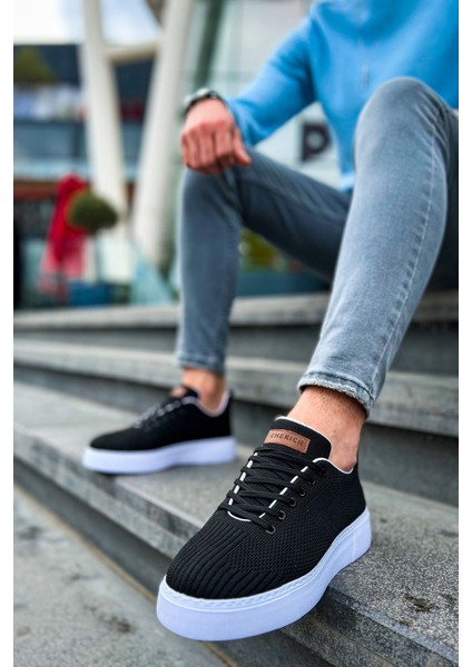J413 Crew Ortopedik Taban Günlük Triko Erkek Sneaker Spor Ayakkabı Tbt Siyah fiyatları