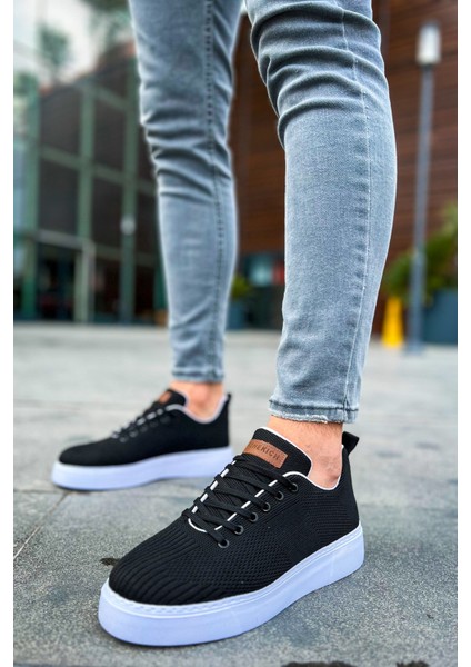 J413 Crew Ortopedik Taban Günlük Triko Erkek Sneaker Spor Ayakkabı Tbt Siyah modelleri