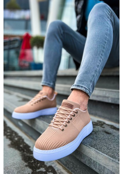 J413 Crew Ortopedik Taban Günlük Triko Erkek Sneaker Spor Ayakkabı Tbt Taba fiyatları