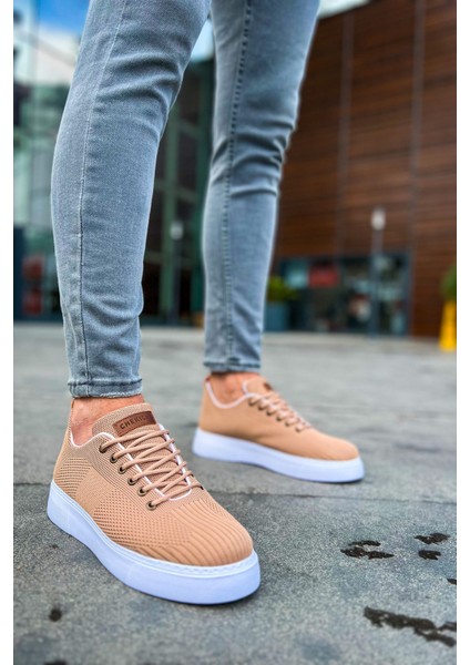 J413 Crew Ortopedik Taban Günlük Triko Erkek Sneaker Spor Ayakkabı Tbt Taba modelleri