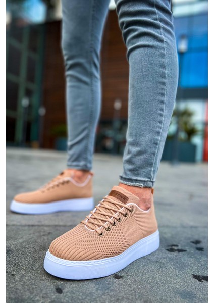 J413 Crew Ortopedik Taban Günlük Triko Erkek Sneaker Spor Ayakkabı Tbt Taba fırsatları