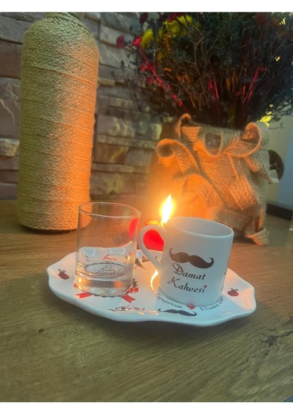 Beyaz Damat Kahvesi Tuzlu Fincan Takımı, Şık ve Kullanışlı Set fırsatları