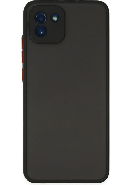 Samsung Galaxy A03 Kılıf Montreal Silikon Kapak - Siyah Svlrs
