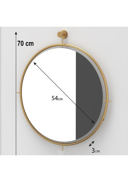 Simirna Gold 60CM Ayna indirimleri