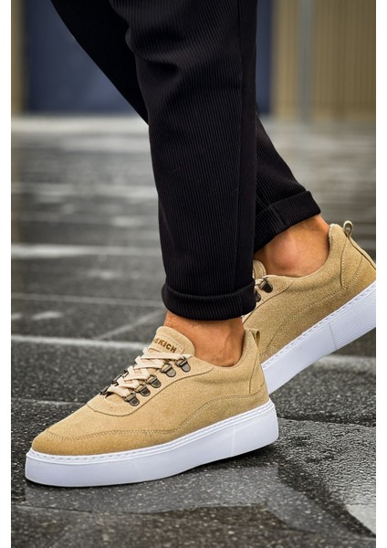 J319 Stamina Ortopedik Taban Günlük Süet Erkek Sneaker Spor Ayakkabı Sbt Bej modelleri