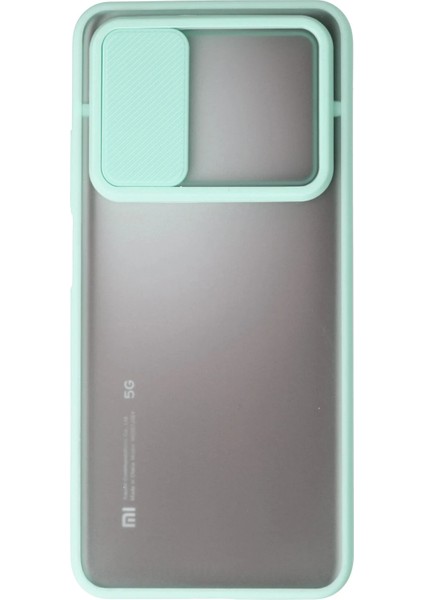 Xiaomi Mi 10T Kılıf Palm Buzlu Kamera Sürgülü Silikon - Turkuaz Svlrs fiyatları