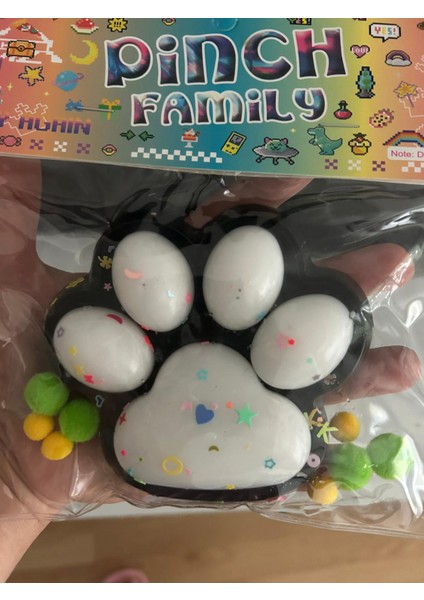 1 Adet Kedi Patisi Squishy Oyuncağı Sukuşi (Büyük Boy) 13CM