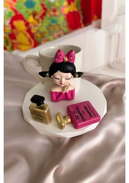 Pembe Şık Kahve Fincanı Modeli, Özel Tasarım Hediye Seçeneği fiyatları