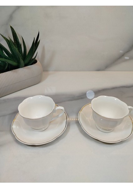 Beyaz 2 Kişilik Kahve Fincan Takımı 90 Ml, Şık ve Kullanışlı. fırsatları