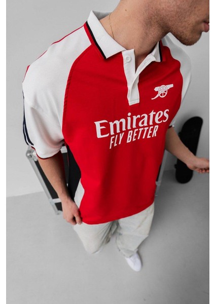 Arsenal Nakışlı Premıum T-Shırt Erkek