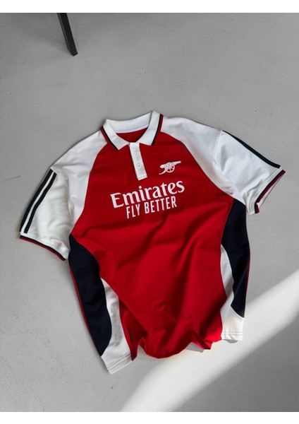 Arsenal Nakışlı Premıum T-Shırt Erkek
