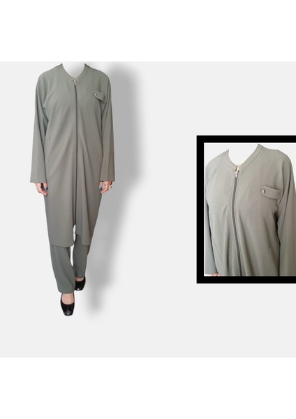 Haki Ferace Pantolon Takım modelleri