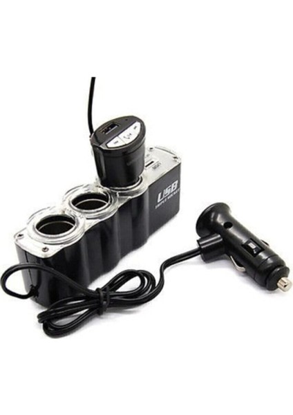 Araba Araç Oto Çakmak Çoklayıcı Çoğaltıcı Soketi USB Çakmaklık fiyatları