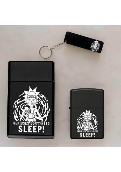 Rick & Morty Kişiye Özel Isimli Çakmak,metal Tabaka ve Anahtarlık Set 51 fiyatları