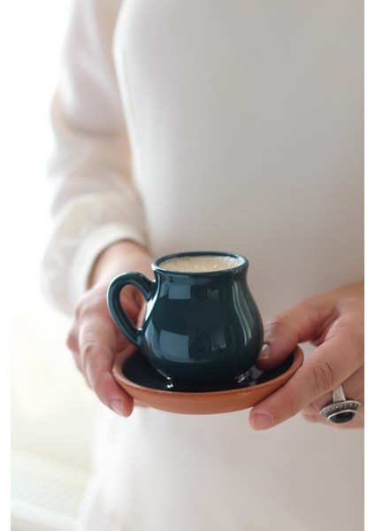 Yeşil Iki Kişilik Fincan ve Cezve Takımı, Şık ve Kullanışlı Set fiyatları