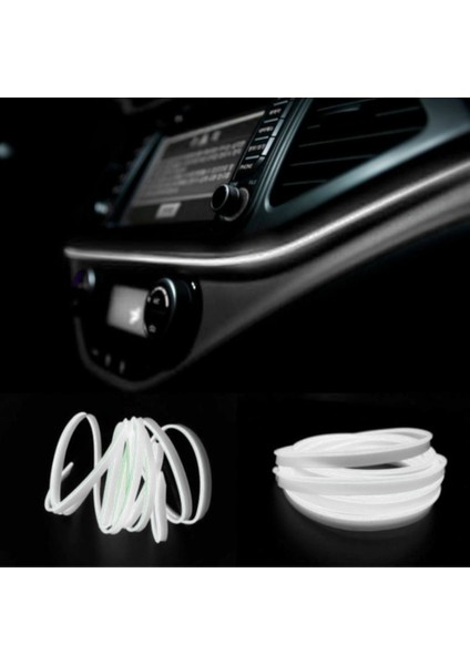 araç Içi Kapı Torpido Ledi Neon Işıklı Renkli Ip Neon Ledi 2 Metre - Renk Seçenekli