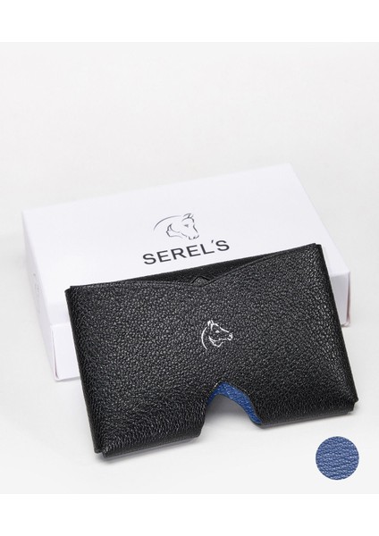 Exclusive Hakiki Deri Siyah Ocean Kartlık