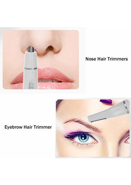 Burun Kulak Kılı Alma Aleti Kaş Bıyık Düzeltme 0 Kesim Tıraş Makinesi Pilli Bood Trimmer 2in1 fırsatları