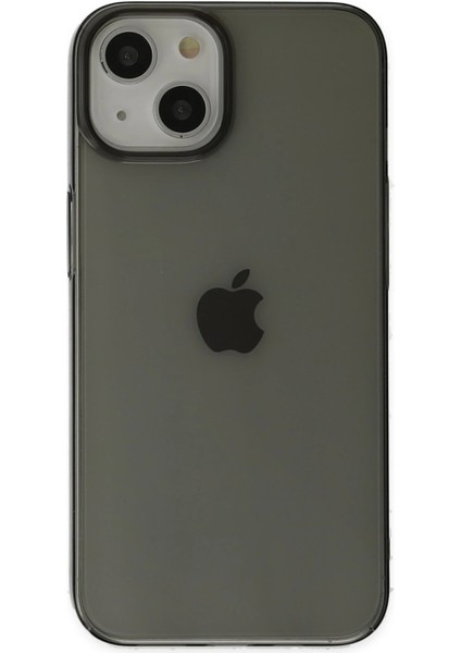 Iphone 14 Plus Kılıf Pc Sert Şeffaf Kapak - Siyah Svlrs