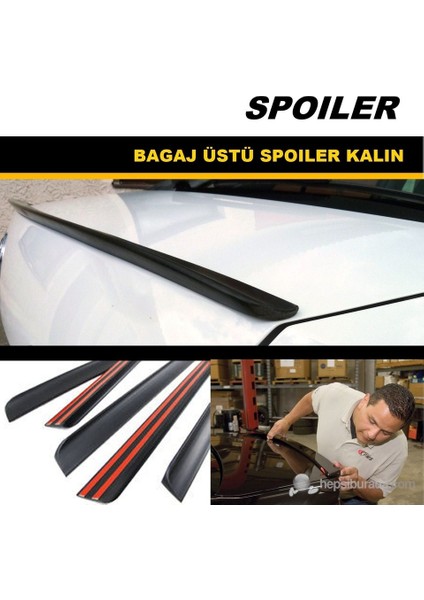 Unıversal Bagaj Üstü Kauçuk Spoiler fiyatları