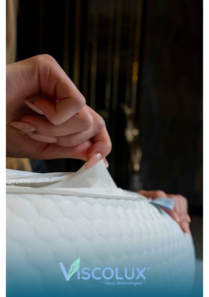 Ortopedik Visco Yastık | Anti-Horlama Uyku Yastığı 55X40X12/10 Pembe indirimleri