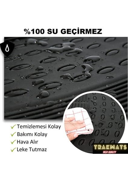 Mitsubishi L200 2019-2020-2021-2022-2023-2024-2025 Badem Oto Paspas Her Araca Uyumlu Esnek Siyah