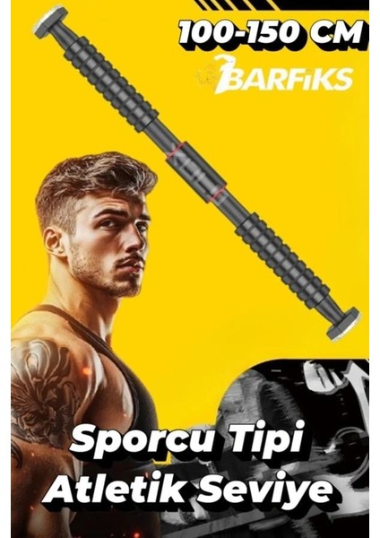 100-150CM Profesyonel Koridor Tipi Barfiks Çekme Kapı Barı fırsatları