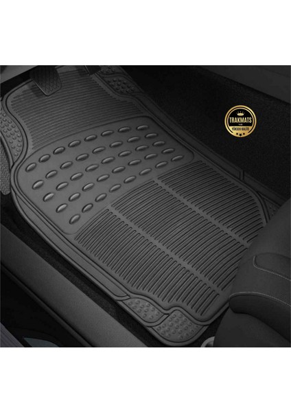 Jeep Wrangler Unlimited Jk 4-Kapı 2014-2015-2016-2017-2018 Badem Oto Paspas Her Araca Uyumlu Esnek Siyah