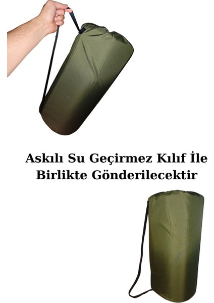 Katlanabilir Kamp Yatağı Su Geçirmez Taban Fermuarlı Minder Taşınabilir Kılıf Çadır Mat 185X70X6 cm modelleri