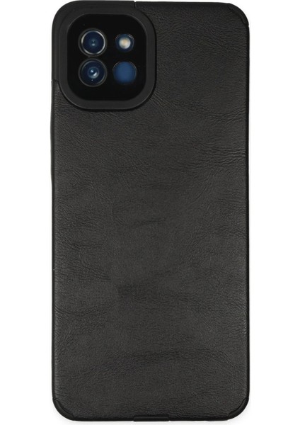Samsung Galaxy A03 Kılıf Loop Deri Silikon - Siyah Svlrs