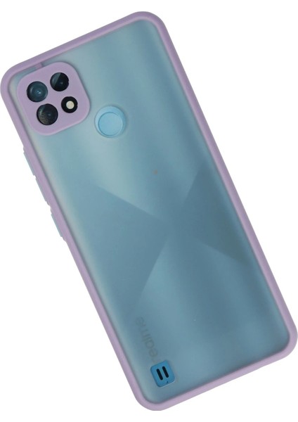 Realme C21 Kılıf Montreal Silikon Kapak - Mor Svlrs fiyatları