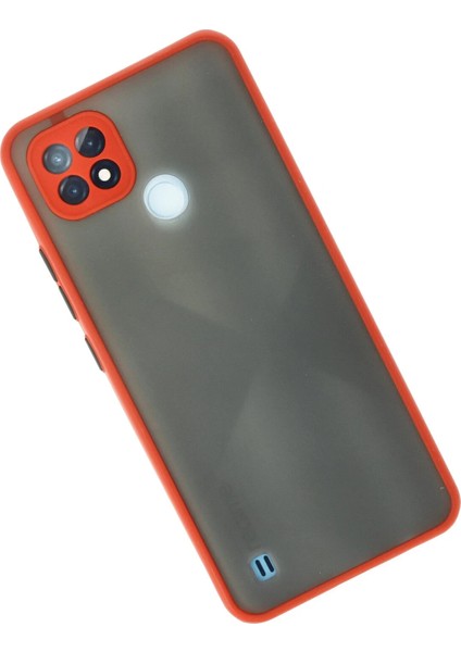 Realme C21 Kılıf Montreal Silikon Kapak - Kırmızı Svlrs fiyatları