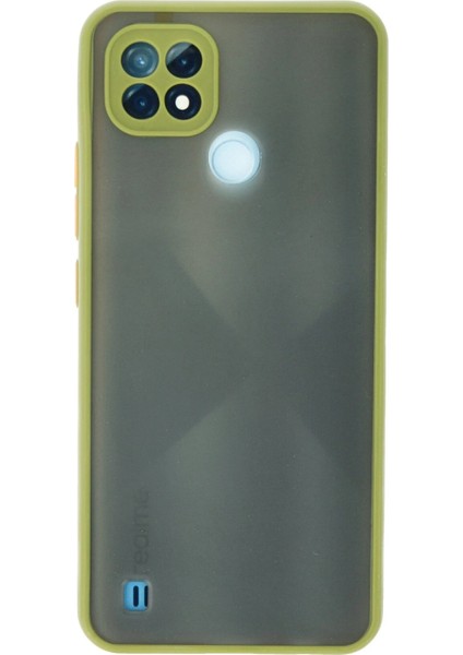 Realme C21 Kılıf Montreal Silikon Kapak - Açık Yeşil Svlrs