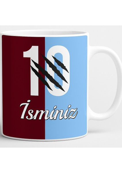 Kişiye Özel Trabzonspor Taraftarına Isim Kupa Bardak modelleri