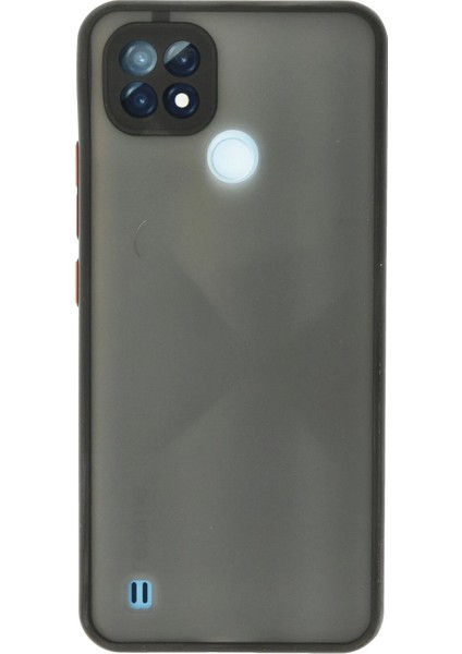 Realme C21 Kılıf Montreal Silikon Kapak - Siyah Svlrs