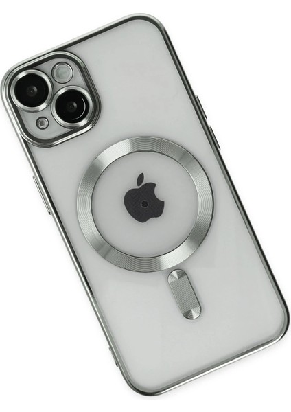 Iphone 14 Kılıf Kross Magneticsafe Kapak - Gümüş Svlrs modelleri