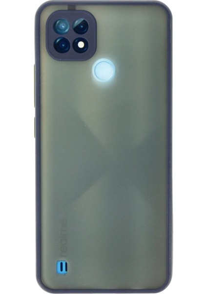 Realme C21 Kılıf Montreal Silikon Kapak - Lacivert Svlrs