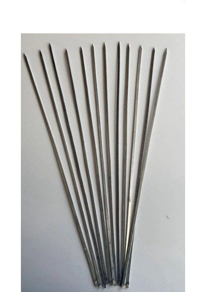 10 Adet 8x2 Kusbasi Sisi 70 cm , Et Mangal Yassi Sis (Uzunluk 70 cm fiyatları