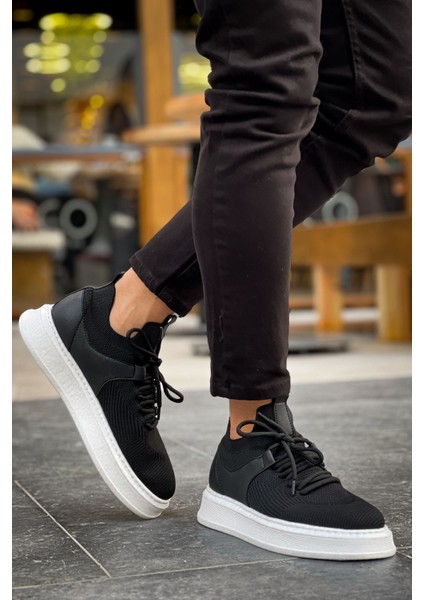 J2408 Fusion Ortopedik Taban Günlük Triko Erkek Sneaker Spor Ayakkabı Tbt Siyah fırsatları