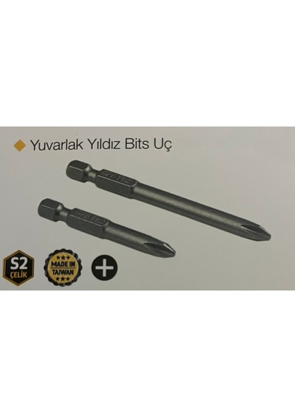 Matkap Ucu Yuvarlak Bits Uç Ph2 2 X100MM 5 Adet