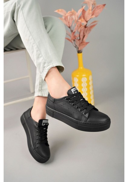 J983 Tennis Ortopedik Taban Günlük Cilt Erkek Sneaker Spor Ayakkabı Cst Siyah modelleri