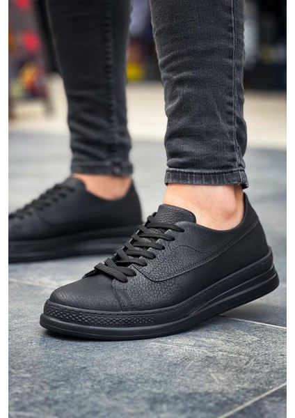 J2401 Ortopedik Taban Günlük Cilt Erkek Sneaker Spor Ayakkabı Cst Siyah fiyatları