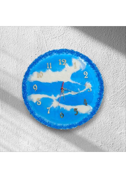 Epoksi Reçine Duvar Saati (40CM)