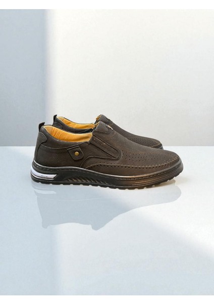 Hakiki Nubuk Deri Tam Ortopedik Rahat Erkek Ayakkabı
