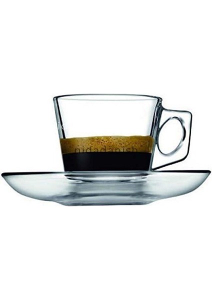 Beyaz 6'lı 80CC Espresso Fincanı ve Tabak Seti fiyatları