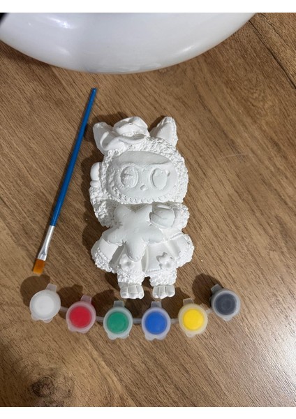 Labubu Bebek Büyük Boy Taş Boyama 3D Eğitici Boyama Set fırsatları